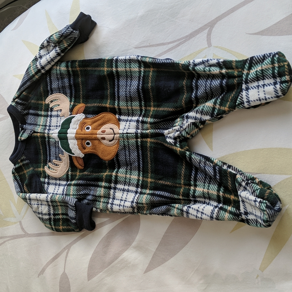 *4/$20* Children's Place Fleece Footed Onesie